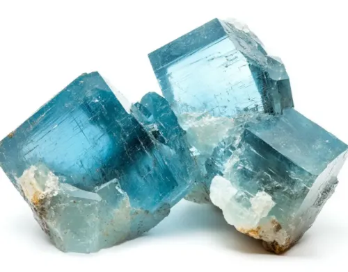 Handwritten aquamarine gift note example