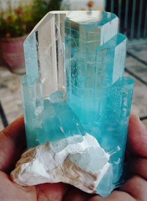 Temperature gradient diagram in pegmatites